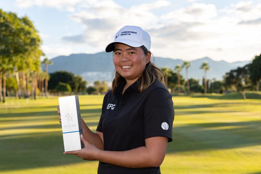 Shannon Tan vandt den samlede Order of Merit på LET i 2025. Foto Tristan Jones/LET