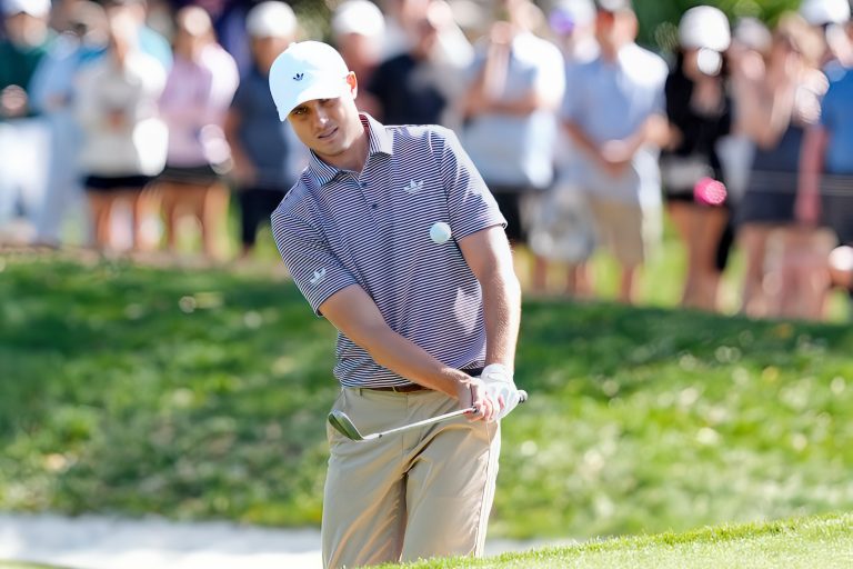 Ludvig Åberg fører med tre slag inden de sidste 18 huller på TPC Sawgrass. Foto: Golfsupport